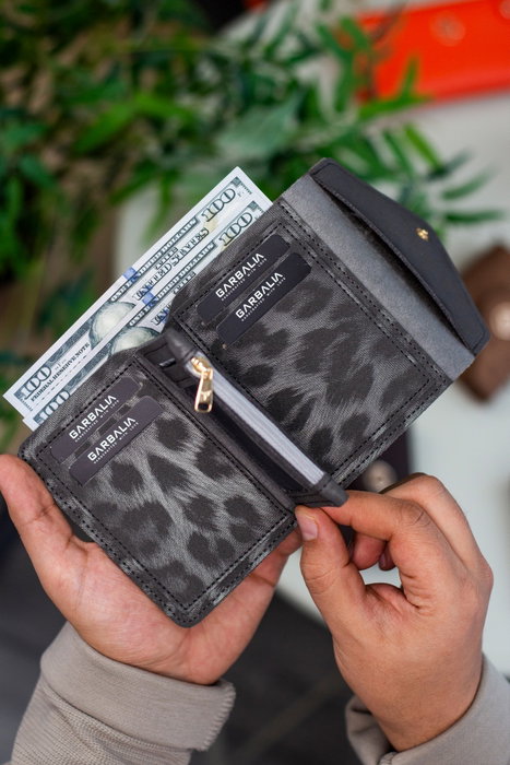 Zoozie Bags Columbia Antracita y Leopardo